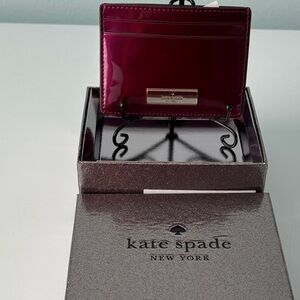 Kate Spade Cranberry Card Holder